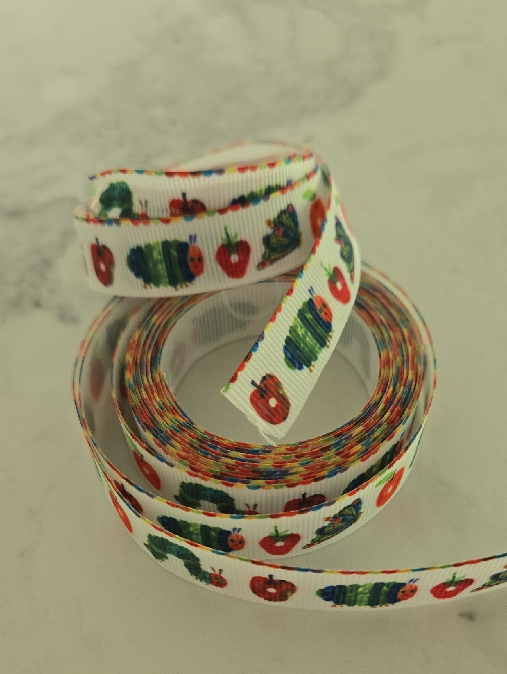 The Hungry Caterpillar White Ribbon